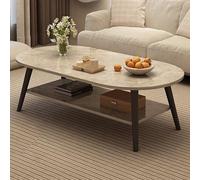 Legno Tavolo Basso Giapponese Tatami Multifunzionale con Doppio Riposizionamento Tavolo Basso per Sedersi su Tatami per Meditazione, Soggiorno(Stone-patterned color,120*60*42cm/47.2*23.6*16.5in)