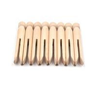 Legno Vestiti Spille Pegs Old Scuola 50 Conte Rotondo Mollette da Bucato Tempo