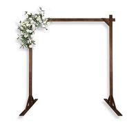 Legno Wedding Arch Stand, Large Wedding Backdrop Stand, Supporto Della Struttura Dei Fiori Di Rettangolo Per La Cerimonia, Scatti Fotografici, Anniversario, Doccia Nuziale, Arredamento Rustico