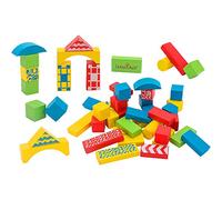 Legnoland 35503 Secchiello Costruzioni Legno Colorati, 50 Pezzi