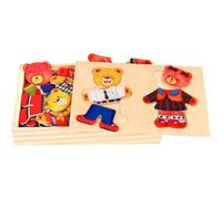 Legnoland 38098 - Puzzle Coppia Orsetti