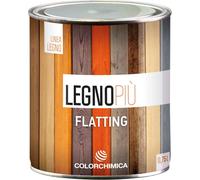 LEGNOPIU Flatting per Superfici in Legno Trasparente Lucido 0,750 L - Colorchimica Spa