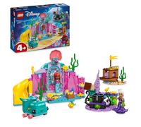 LEGO ǀ Disney La Caverna di Cristallo di Ariel Giocattolo da Costruire, Giochi per Bambine e Bambini da 4 Anni con il Personaggio della Sirenetta, Relitto di Nave e Tesoro, Idea Regalo 43254