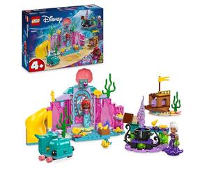 LEGO ǀ Disney La Caverna di Cristallo di Ariel Giocattolo da Costruire, Giochi per Bambine e Bambini da 4 Anni con il Personaggio della Sirenetta, Relitto di Nave e Tesoro, Idea Regalo 43254