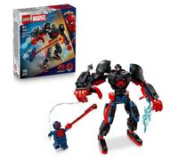 LEGO | Marvel Mech di Miles Morales vs. Spider-Man 2099 - Giocattolo dei Supereroi con Action Figure, 2 Minifigure, Raggio Laser e Blaster Spara-Ragnatele - Regalo per Bambini da 6 Anni - 76337