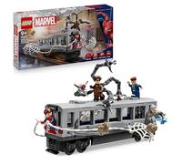 LEGO ǀ Marvel Spider-Man Contro Doc Ock: Duello sul Treno - Giocattolo da Esposizione con 4 Minifigure - Regalo da Collezione Da Supereroi per Bambini da 9 Anni in su Fan del Film - 76321