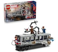 LEGO ǀ Marvel Spider-Man Contro Doc Ock: Duello sul Treno - Giocattolo da Esposizione con 4 Minifigure - Regalo da Collezione Da Supereroi per Bambini da 9 Anni in su Fan del Film - 76321