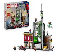 LEGO ǀ Marvel Spider-Man Contro Oscorp - Giocattolo Interattivo con Moto, 8 Minifigure tra cui Miles Morales e Green Goblin - Regalo da Collezione da Supereroi per Bambini e Fan da 10 Anni - 76324