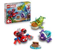 LEGO ǀ Marvel Spidey: Veicoli Subacquei - Set da Supereroe con 3 Sottomarini Giocattolo e 3 Minifigure - Idea Regalo per Bambini da 4 Anni in su Fan dello Show Spidey e i Suoi Fantastici Amici - 11207