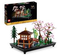 LEGO 10315 Icons Il Giardino Tranquillo, Kit Giardino Botanico Zen per Adulti con Fiori di Loto, Regalo per Donna e Uomo Fan del Giardinaggio Giapponese, Decorazione da Scrivania Personalizzabile