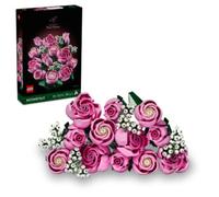 Lego - 10374 - botanicals bouquet di rose rosa da esposizione