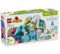 LEGO DUPLO Disney Scatola Creativa di Frozen con Elsa e Olaf - Giochi Didattici per la Motricità Fine dei Piccoli - Set Montessori con 2 Personaggi - Regalo per Bambini e Bambine dai 2 Anni - 10462