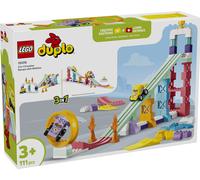 DUPLO Town Rampe creative con piccole macchinine Set 3 in 1, Giochi di costruzione