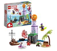 LEGO 10790 Marvel Team Spidey al Faro del Goblin, Giochi per Bambini dai 4 Anni con Miles Morales e Altri, Serie Spidey e i Suoi Fantastici Amici