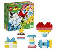 LEGO 10909 DUPLO Classic Scatola Cuore, Primi Mattoncini Colorati da Costruzione, Giochi Educativi e Creativi per Bambini e Bambine da 1,5 Anni