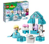 LEGO 10920 DUPLO Il Tea Party di Elsa e Olaf, Set con Mattoncini Grandi, Casa Giocattolo e Personaggi Disney, Giochi Creativi per Bambini dai 2 Anni