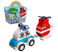 LEGO 10957 DUPLO My First Elicottero antincendio e Auto della polizia