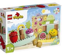 LEGO DUPLO My First Mercato Biologico, Set Creativo con Cibo Giocattolo per Bambini e Bambine da 18 mesi a 3 anni, Giochi Educativi Impilabili per Imparare i Numeri 10983