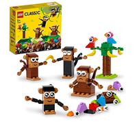 LEGO 11031 Scimmia creativa classica Gioco creativo divertente con 4 scimmie costruibili Ideale per giovani costruttori 5+ 135 pezzi