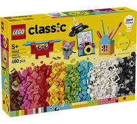 Lego classic 11042 scatola della felicità creativa, set di costruzioni con mattoncini colorati, giochi creativi per bambini 5+