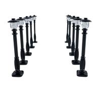 Lego® 11062 - 10 paletti classici per lanterne in nero, perfetti per la tua città di Lego®