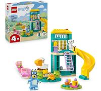 LEGO Bluey: Parco Giochi con Bluey e Chloe - Gioco per Bambine e Bambini da 4 Anni con 2 Minifigure, Saliscendi, Scivolo, Struttura per Arrampicata e 3 Piante - Regalo per i Fan della Serie TV - 11201