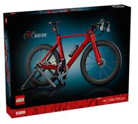 LEGO Icons Bici da Corsa - Kit Modellismo Fai da Te per Adulti - con Pneumatici in Gomma, Deragliatore e Supporto - Decorazione da Scrivania - Idea Regalo Sportiva per Appassionati di Ciclismo - 11380
