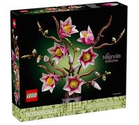 lego the botanical collection - rametti di magnolia - lego 11510 5 magnolie artificiali anni 18+ 435pz