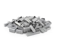 Lego 2 x 4 pietre Classic, 100 pezzi - singoli mattoncini in confezione grande, per piastra Lego e scatola, set per principianti | Basic Bricks (3001) (grigio chiaro)