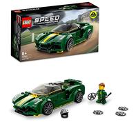 lego speed champions - lotus evija - lego 76907 replica auto sportiva con minifigure pilota anni 8+