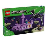 LEGO Minecraft The Ender Dragon and End Ship Building Set, videogioco giocattolo con 2 minifigure Minecraft, set da gioco per bambini, regalo di compleanno per ragazzi e ragazze dagli 8 anni in su,