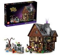 LEGO 21341 Ideas Disney Hocus Pocus: il Cottage delle Sorelle Sanderson, Kit Modellino di Casa da Costruire, Collezione per Adulti con 6 Minifigure e Accessori, Regalo di Halloween per Donne e Uomini