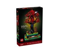 Lego ideas 21346 albero genealogico, idea regalo, hobby creativo con le costruzioni per adulti, decorazione per casa e ufficio