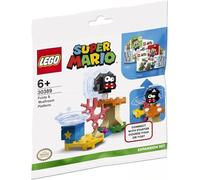 lego super mario - stordino e piattaforma fungo - pack di espansione - 30389