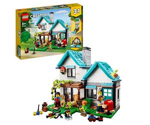 LEGO 31139 Creator Casa Accogliente, Set 3 in 1 con Modellini da Costruire con 3 Case Giocattolo Differenti, Idea Regalo per Bambini, Ragazzi e Ragazze