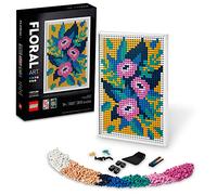 LEGO 31207 ART Motivi Floreali, Set di Decorazioni Murali 3 in 1, Attività di Artigianato Fai da Te, Hobby Creativo di Botanica, Idea Regalo