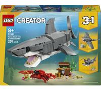 LEGO® Creator Squalo Pericoloso con Forziere del Tesoro 31381