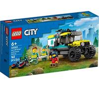 LEGO 40582 City 4x4 Fuoristrada Ambulanza Rescue Limited Edition 2023 Set 6+ 162 Pezzi Con Freddo Fuoristrada e 3 Minfigures
