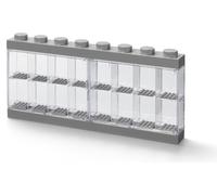 Room Copenhagen Espositore per 16 Minifigures LEGO, contenitore impilabile da parete o scrivania, Grigio, Grande
