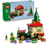 LEGO 40746, furgone di Babbo Natale, set natalizio con piastrelle stampate