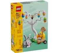 LEGO 40808 Seasonal - Coniglietto di Pasqua e caccia alle uova di Pasqua, set di costruzioni con 140 pezzi, inclusi coniglietto, pulcino e uova di Pasqua, decorazione primaverile, regalo creativo per