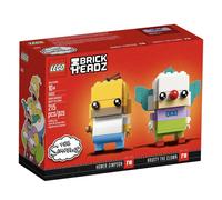 LEGO 41632 BRICKHEADZ - HOMER SIMPSON & KRUSTY IL CLOWN - NEW