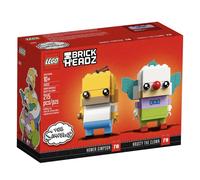 LEGO 41632 BRICKHEADZ - HOMER SIMPSON & KRUSTY IL CLOWN - NEW