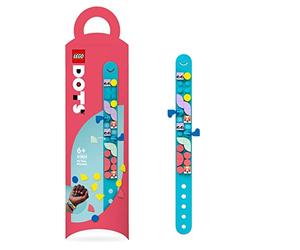 LEGO 41801 DOTS Il Braccialetto del mio Cucciolo, Kit Braccialetti Fai da Te con Cane e Gatto per Bambina e Bambino, Set Arti e Mestieri, Giochi Creativi, Idee Regalo