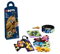 LEGO 41808 DOTS Pack Accessori Hogwarts, Kit Fai da Te a Tema Harry Potter per Creare Gioielli, Braccialetto, 2 Bag Tag e Toppa da Cucire, Giochi per Bambini