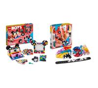 LEGO 41964 DOTS Disney Mickey & Minnie Mouse Back-to-School Project Box, 6in1 To