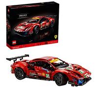 LEGO Technic Ferrari 488 GTE “AF Corse #51”, Modello Auto Sportiva da Corsa, Set da Collezionista per Adulti, Veicoli da Costruire e da Esporre 42125