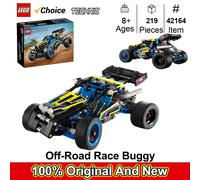LEGO 42164 Technic Off-Road Race Buggy giocattolo per auto incorporato, Cool Toy per ragazzi di 8 anni, ragazze e bambini che amano i gare di Rally
