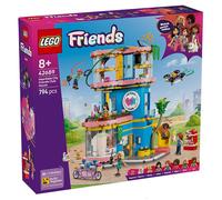 LEGO Friends Casa dell'Amicizia di Heartlake City - Giocattolo Miniatura da Costruire con 5 Mini Bamboline, 3 Animali Domestici tra cui un Gatto e Accessori - Regalo per Bambine da 8 Anni in su 42689