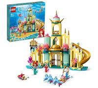 LEGO 43207 Disney Il Palazzo Sottomarino di Ariel, Castello Giocattolo con Mini Bamboline della Sirenetta, Giochi per Bambini dai 6 Anni in su